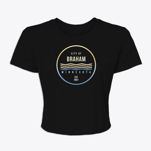 Braham Minnesota Color Fade Women's Crop Top