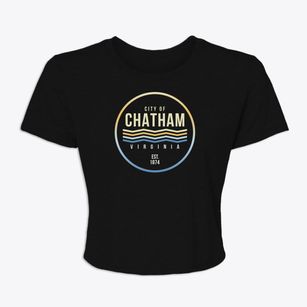 Chatham Virginia Color Fade Women's Crop Top