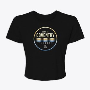 Coventry Vermont Color Fade Women's Crop Top