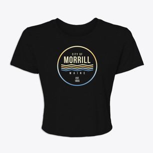Morrill Maine Color Fade Women's Crop Top