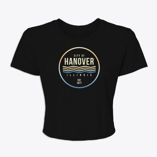 Hanover Illinois Color Fade Women's Crop Top