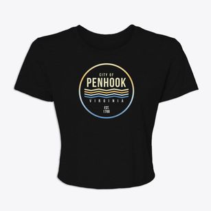 Penhook Virginia Color Fade Women's Crop Top