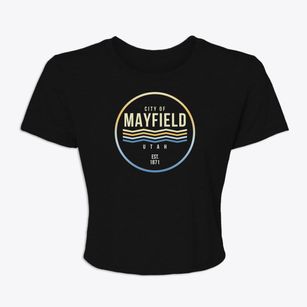 Mayfield Utah Color Fade Women's Crop Top