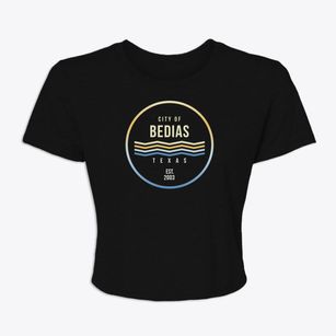 Bedias Texas Color Fade Women's Crop Top