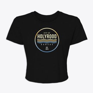 Holyrood Kansas Color Fade Women's Crop Top