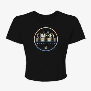 Comfrey Minnesota Color Fade Women's Crop Top