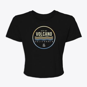 Volcano California Color Fade Women's Crop Top