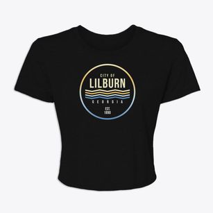 Lilburn Georgia Color Fade Women's Crop Top