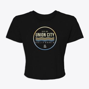 Union City California Color Fade Women's Crop Top