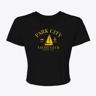 Park City Utah Yacht Club Women's Crop Top