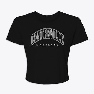 Centreville Maryland Inline Women's Crop Top