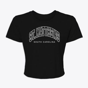 St. Matthews South Carolina Inline Women's Crop Top