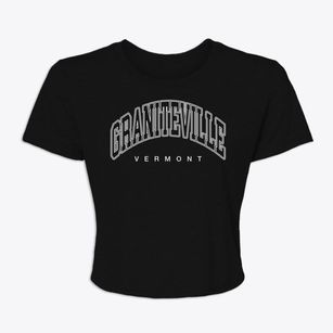 Graniteville Vermont Inline Women's Crop Top