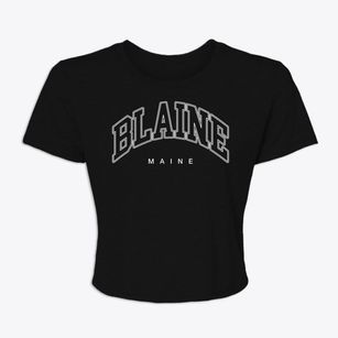 Blaine Maine Inline Women's Crop Top