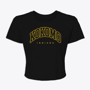 Kokomo Indiana Inline Women's Crop Top