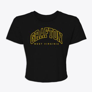 Grafton West Virginia Inline Women's Crop Top