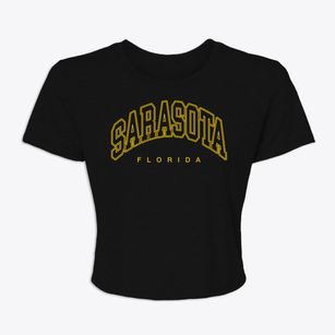 Sarasota Florida Inline Women's Crop Top