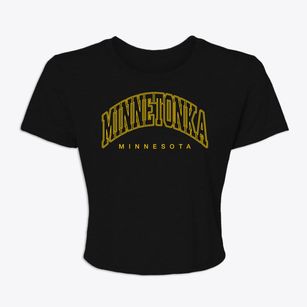 Minnetonka Minnesota Inline Women's Crop Top