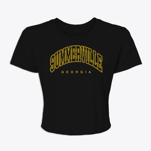Summerville Georgia Inline Women's Crop Top