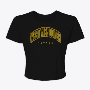 West Wendover Nevada Inline Women's Crop Top