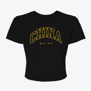 China Maine Inline Women's Crop Top