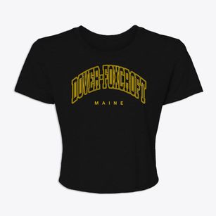 Dover-foxcroft Maine Inline Women's Crop Top