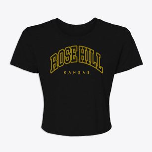 Rose Hill Kansas Inline Women's Crop Top