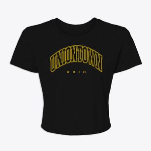 Uniontown Ohio Inline Women's Crop Top
