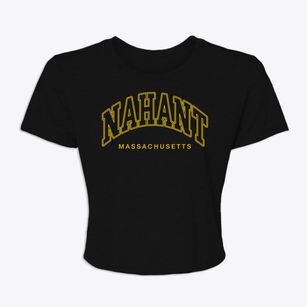 Nahant Massachusetts Inline Women's Crop Top