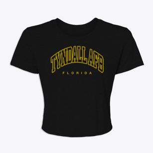 Tyndall Afb Florida Inline Women's Crop Top