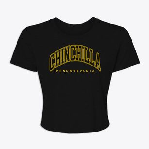 Chinchilla Pennsylvania Inline Women's Crop Top