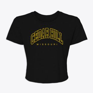 Cedar Hill Missouri Inline Women's Crop Top