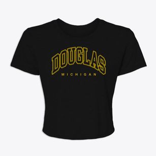 Douglas Michigan Inline Women's Crop Top