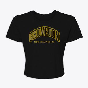 Groveton New Hampshire Inline Women's Crop Top