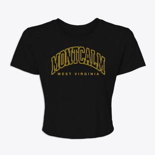 Montcalm West Virginia Inline Women's Crop Top