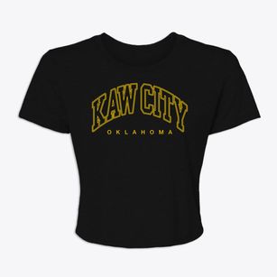 Kaw City Oklahoma Inline Women's Crop Top