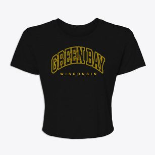 Green Bay Wisconsin Inline Women's Crop Top