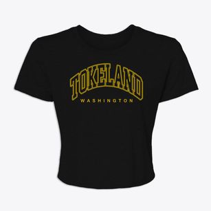 Tokeland Washington Inline Women's Crop Top