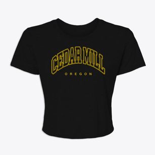 Cedar Mill Oregon Inline Women's Crop Top