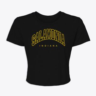 Salamonia Indiana Inline Women's Crop Top