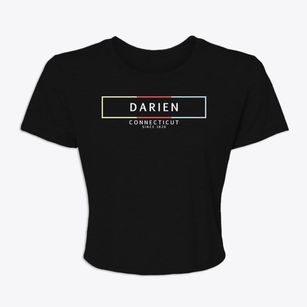 Darien Connecticut Artbox Women's Crop Top
