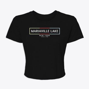 Mariaville Lake New York Artbox Women's Crop Top