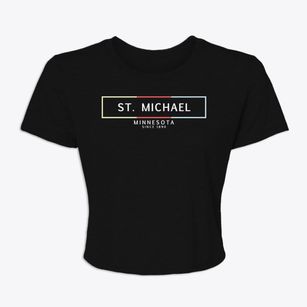 St. Michael Minnesota Artbox Women's Crop Top