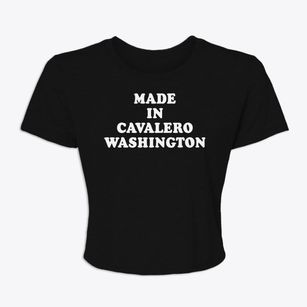 Cavalero Washington Classic 70s Women's Crop Top