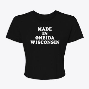 Oneida Wisconsin Classic 70s Women's Crop Top