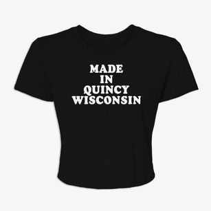Quincy Wisconsin Classic 70s Women's Crop Top