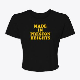 Preston Heights Illinois Classic 70s Women's Crop Top