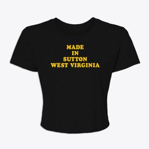 Sutton West Virginia Classic 70s Women's Crop Top