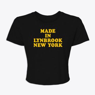 Lynbrook New York Classic 70s Women's Crop Top