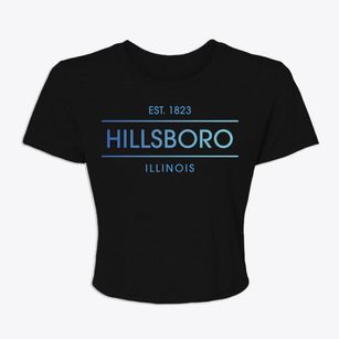 Hillsboro Illinois Horizon Women's Crop Top